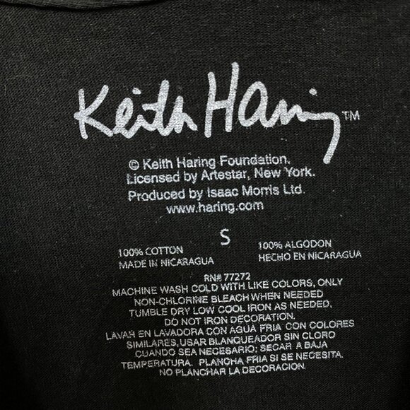 Keith Haring Dancing Dog Graphic Design T-shirt Small - Picture 4 of 4